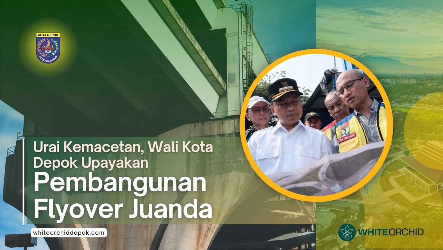 Urai Kemacetan, Wali Kota Depok Supian Suri Upayakan Pembangunan Flyover Juanda